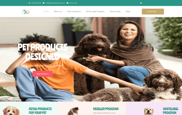 Animal business website